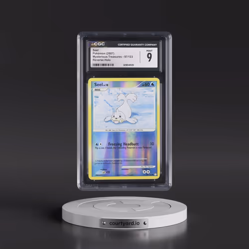 2007 Mysterious Treasures #97/123 Seel - Reverse Holo (CGC 9 MINT)