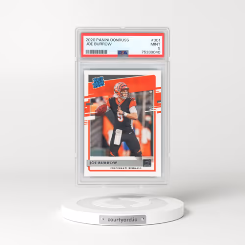 2020 Panini Donruss #301 Joe Burrow (PSA 9 MINT)