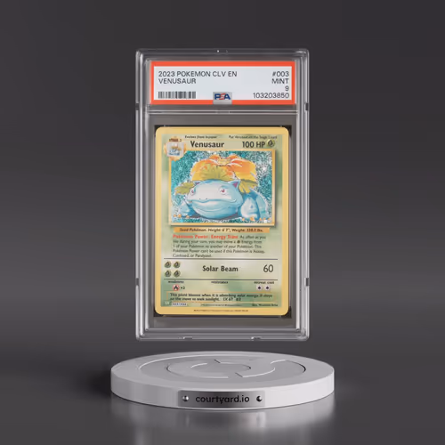 2023 Pokémon CLV-Trading Card Game Classic Venusaur & Lugia EX Deck #003 Venusaur (PSA 9 MINT)