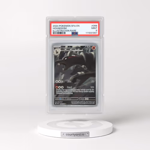 2024 Pokémon Sfa EN-Shrouded Fable #066 Houndoom - Illustration Rare (PSA 9 MINT)