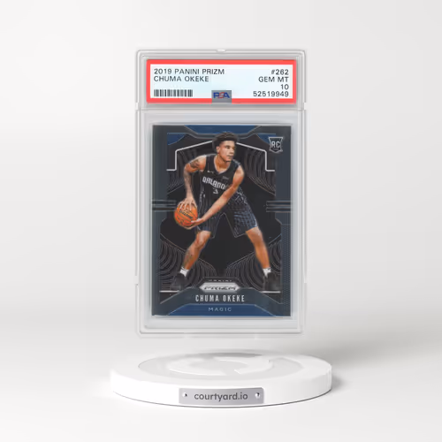 2019 Panini Prizm #262 Chuma Okeke (PSA 10 GEM MINT)