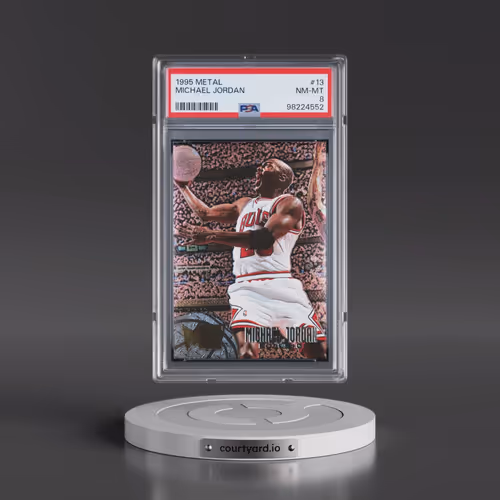 1995 Metal #13 Michael Jordan (PSA 8 NM-MT)