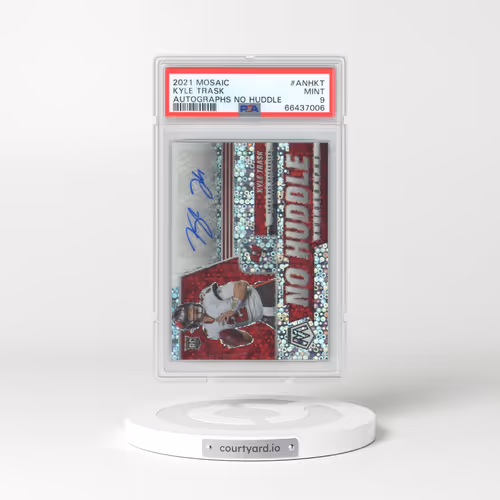 2021 Panini Mosaic Autographs No Huddle #ANHKT Kyle Trask (PSA 9 MINT)