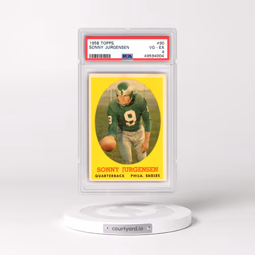 1958 Topps #90 Sonny Jurgensen (PSA 4 VG-EX)