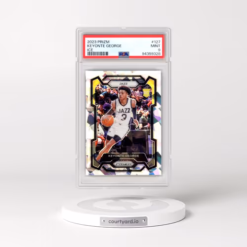 2023 Panini Prizm #127 Keyonte George - Ice (PSA 9 MINT)