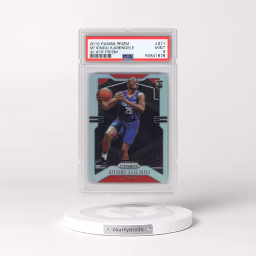 2019 Panini Prizm #271 Mfiondu Kabengele - Silver Prizm (PSA 9 MINT)