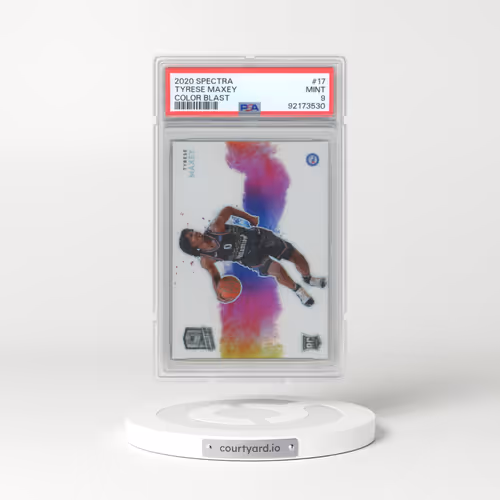 2020 Panini Spectra Color Blast #17 Tyrese Maxey (PSA 9 MINT)