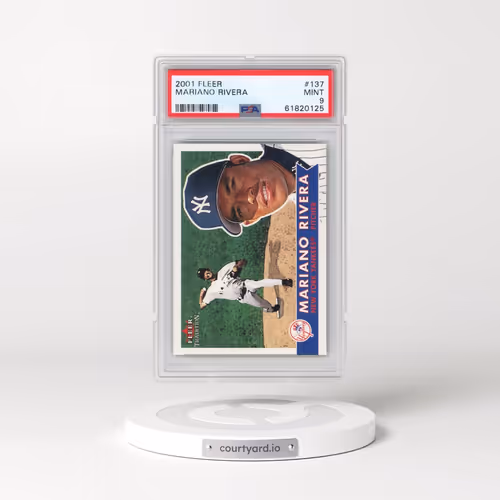 2001 Fleer #137 Mariano Rivera (PSA 9 MINT)