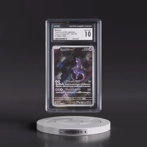 2023 Pokémon Card 151 #183/165 Mewtwo - Art Rare Holo (CGC 10 GEM MINT)
