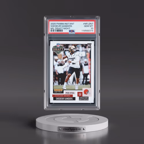 2025 Panini Instant NFL Draft Night #NFLDN7 Shedeur Sanders (PSA 10 GEM MINT)