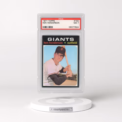 1971 Topps #155 Ken Henderson (PSA 7 NM)
