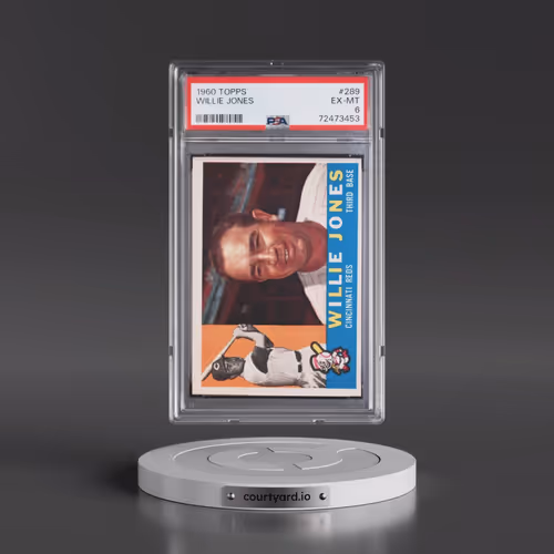 1960 Topps #289 Willie Jones (PSA 6 EX-MT)