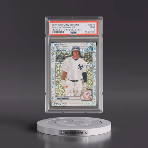 2020 Bowman Chrome Prospects #BCP8 Jasson Dominguez - Speckle Refractor (PSA 9 MINT)