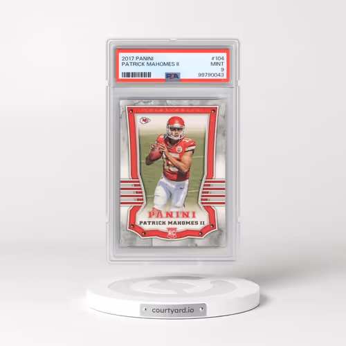 2017 Panini #104 Patrick Mahomes II (PSA 9 MINT)