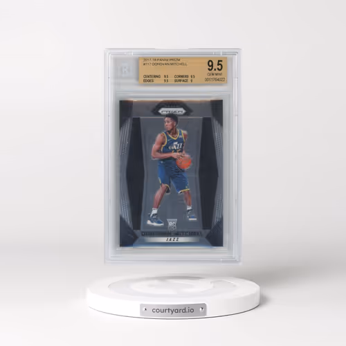 2017 Panini Prizm #117 Donovan Mitchell (BGS 9.5 GEM MINT)