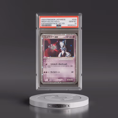 2003 Pokémon Expansion Pack #026 Mewtwo EX - 1st Edition Holo Holo (PSA 10 GEM MINT)