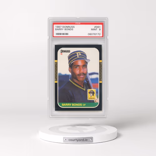 1987 Donruss #361 Barry Bonds (PSA 9 MINT)