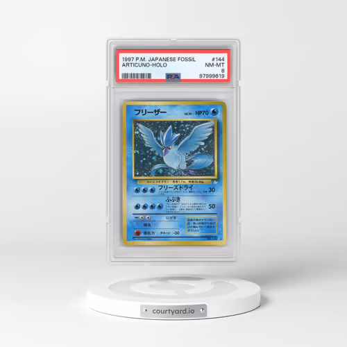 1997 Pokémon Fossil #144 Articuno - Holo (PSA 8 NM-MT)