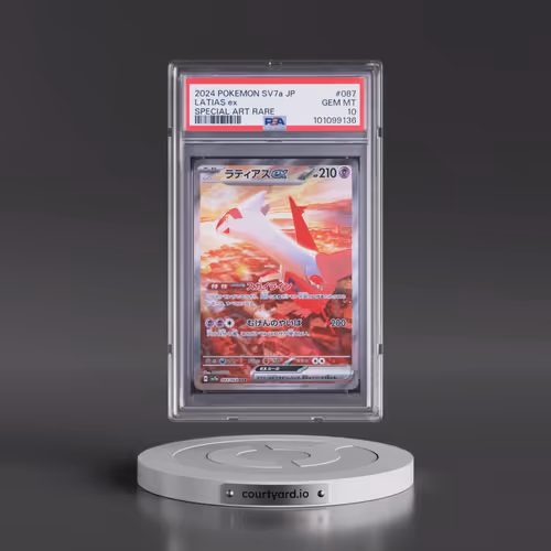 2024 Pokémon Sv7a-Paradise Dragona #087 Latias EX - Holo Special Art Rare (PSA 10 GEM MINT)