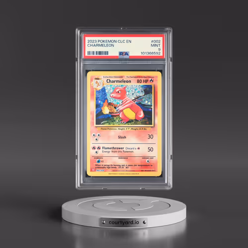2023 Pokémon Clc-Trading Card Game Classic Charizard & HO-Oh EX Deck #002 Charmeleon (PSA 9 MINT)