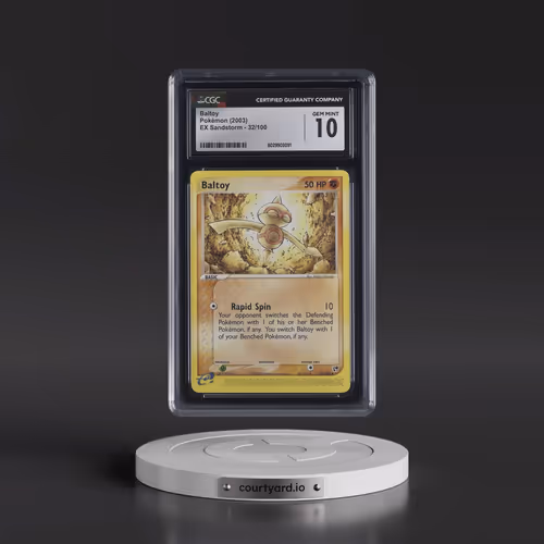 2003 EX Sandstorm (2003 Copyright, w/ "e" Symbol) #32/100 Baltoy (CGC 10 GEM MINT)
