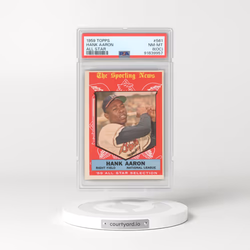 1959 Topps #561 Hank Aaron - All Star (PSA 8 NM-MT)