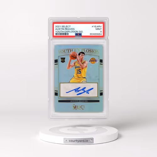 2021 Panini Select Youth Explosion Signatures #YEARV Austin Reaves (PSA 9 MINT)