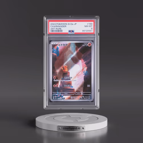 2023 Pokémon Sv2a-Pokemon 151 #168 Charmander - Art Rare (PSA 8 NM-MT)