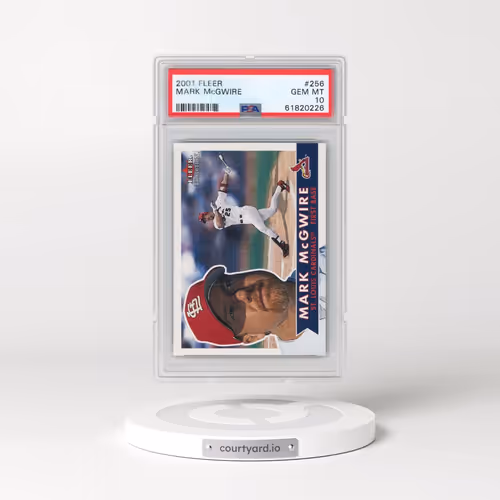 2001 Fleer #256 Mark McGwire (PSA 10 GEM MINT)