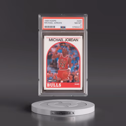 1989 Hoops #200 Michael Jordan (PSA 8 NM-MT)