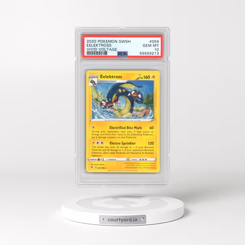 2020 Pokémon Sword & Shield Vivid Voltage #059 Eelektross (PSA 10 GEM MINT)