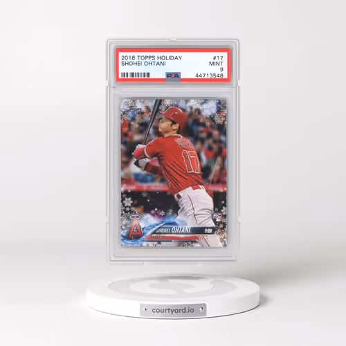 2018 Topps Holiday #17 Shohei Ohtani (PSA 9 MINT)