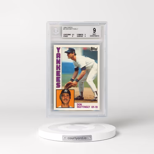 1984 Topps #8 Don Mattingly (BGS 9 MINT)