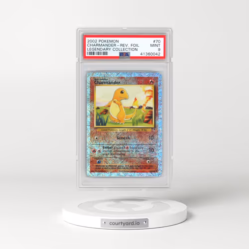 2002 Pokémon Legendary Collection #70 Charmander - Reverse Foil (PSA 9 MINT)