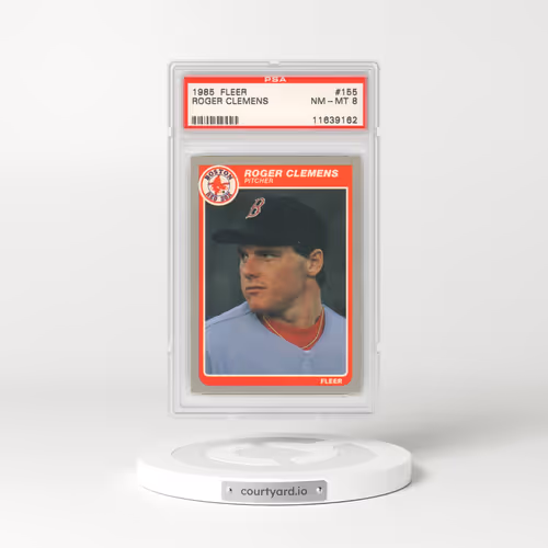 1985 Fleer #155 Roger Clemens (PSA 8 NM-MT)