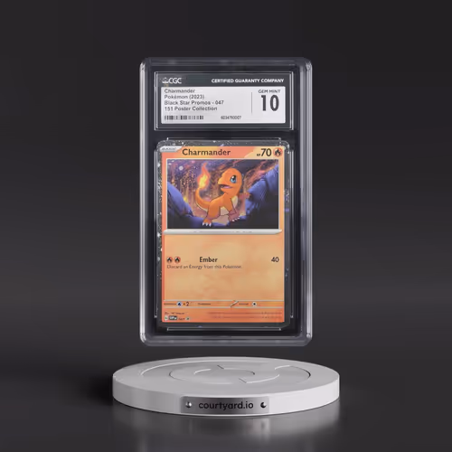 2023 Black Star Promos - Scarlet & Violet SVP EN #047 Charmander - 151 Poster Collection (Cosmos Hol