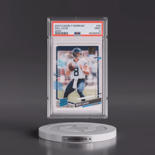 2023 Panini Clearly Donruss #94 Will Levis - Gold (PSA 9 MINT)