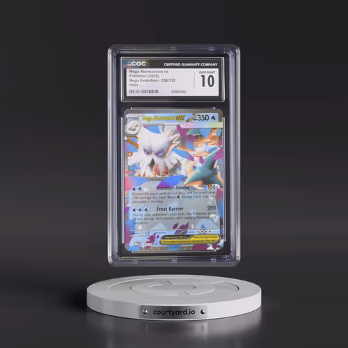 2025 Mega Evolution - MEG EN #036/132 Mega Abomasnow ex - Holo (CGC 10 GEM MINT)