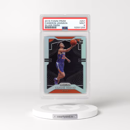 2019 Panini Prizm #257 Cameron Johnson - Silver Prizm (PSA 9 MINT)