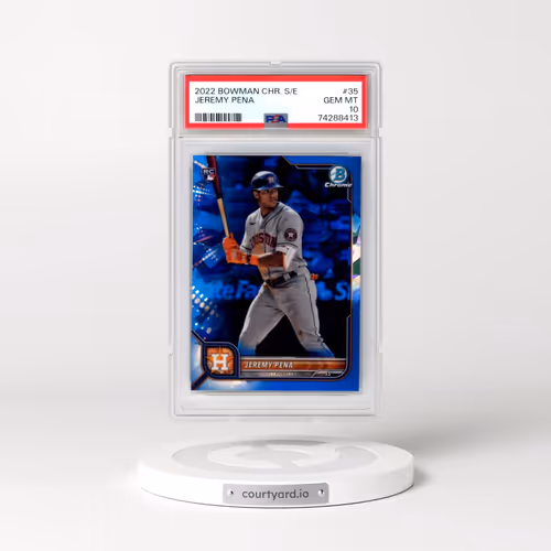 2022 Bowman Chrome Sapphire Edition #35 Jeremy Pena (PSA 10 GEM MINT)