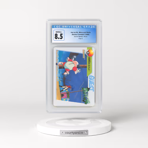 1998 Anime Series #144 Ash as Mr. Mime and Stella - Part 4 (CGC 8.5 NM-MT+)