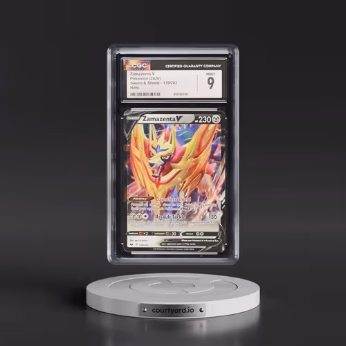 2020 Sword & Shield #139/202 Zamazenta V - Holo (CGC 9 MINT)