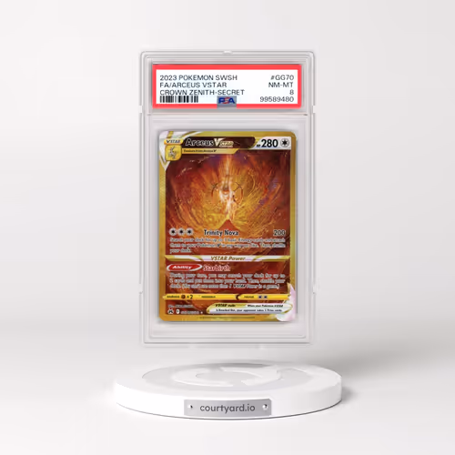 2023 Pokémon Sword and Shield Crown Zenith #GG70 Arceus Vstar - Full Art Secret (PSA 8 NM-MT)