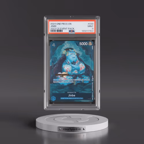 2024 One Piece Championship 2023 Event Pack #030 Jinbe (PSA 9 MINT)