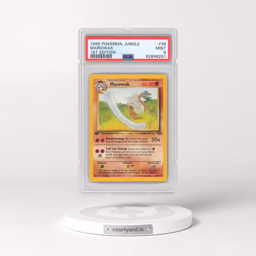 1999 Pokémon Jungle #39 Marowak - 1st Edition (PSA 9 MINT)
