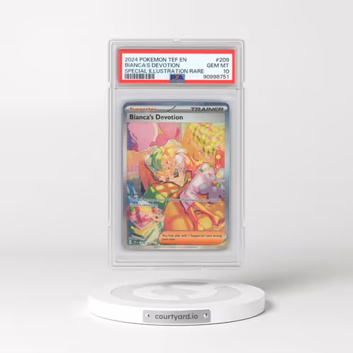 2024 Pokémon Tef EN-Temporal Forces #209 Bianca's Devotion - Special Illustration Rare (PSA 10 GEM M