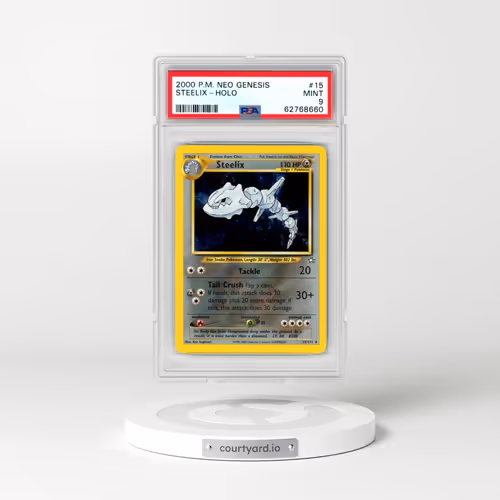2000 Pokémon Neo Genesis #15 Steelix - Holo (PSA 9 MINT)
