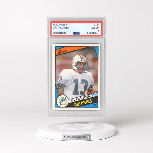 1984 Topps #123 Dan Marino (PSA 8 NM-MT)