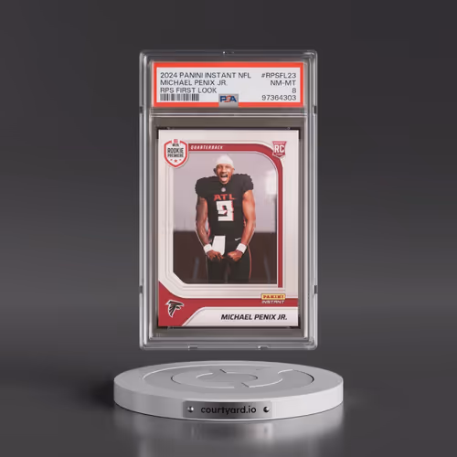 2024 Panini Instant NFL Rps First Look #RPSFL23 Michael Penix Jr. (PSA 8 NM-MT)