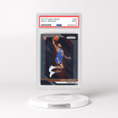 2018 Panini Prizm #289 Mikal Bridges (PSA 9 MINT)